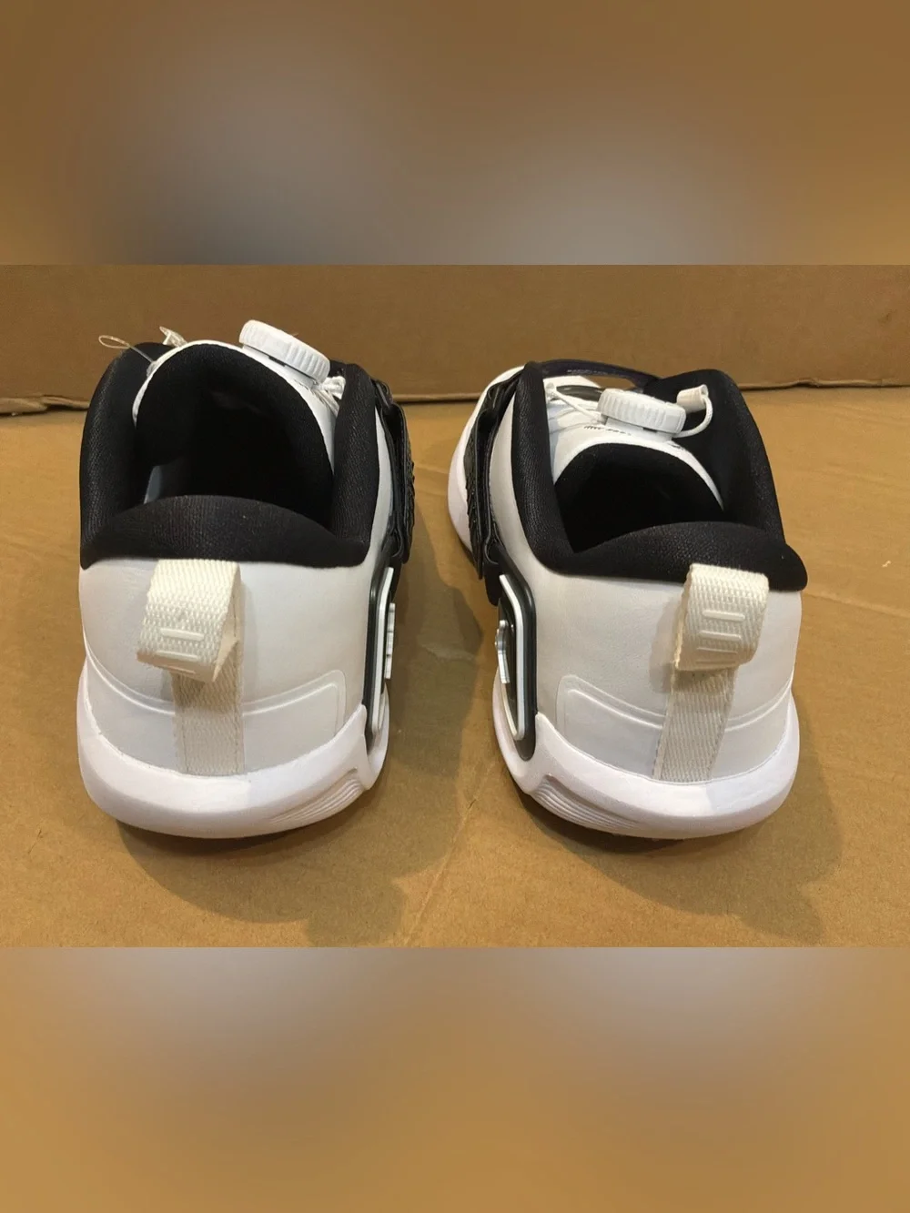 Nike Jordan Air Rev White Black Athletic Golf Shoes FV6338-103 Men's Size 9